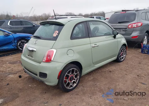 2015 Fiat 500 Sport из США, поврежденный, VIN 3C3CFFBR9FT534396